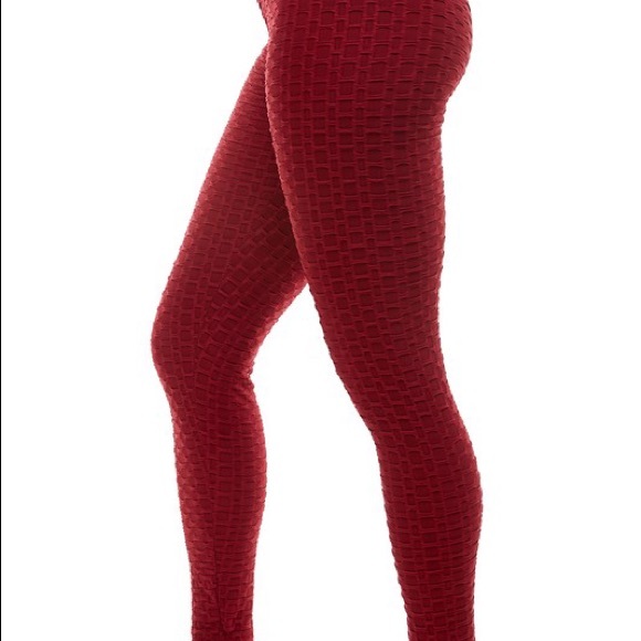 Textured Pattern Leggings - Picture 4 of 5